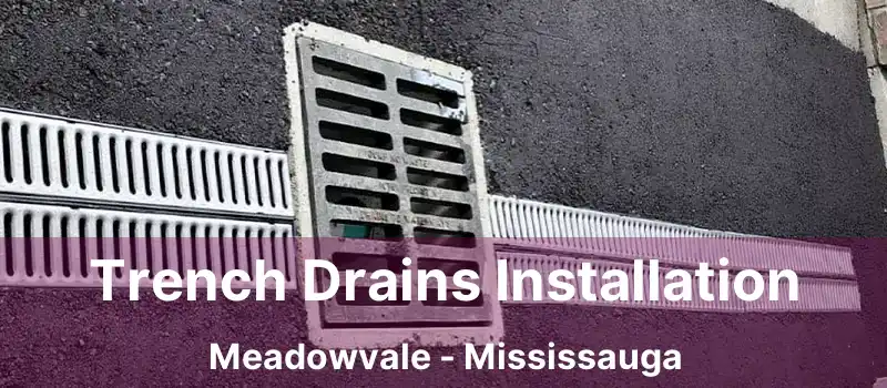  Trench Drains Installation Meadowvale - Mississauga